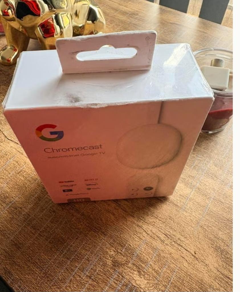 Google chromecast, Ophalen of Verzenden, Zo goed als nieuw, HDMI, 500 tot 1500 GB