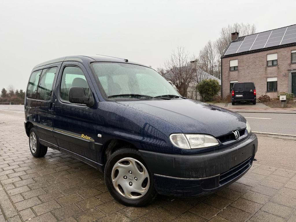 Peugeot Partner 1.6 Benzine| 2x schuifdeur | Trekhaak | Airc, Auto's, Voorwielaandrijving, 1160 kg, Monovolume, Gebruikt