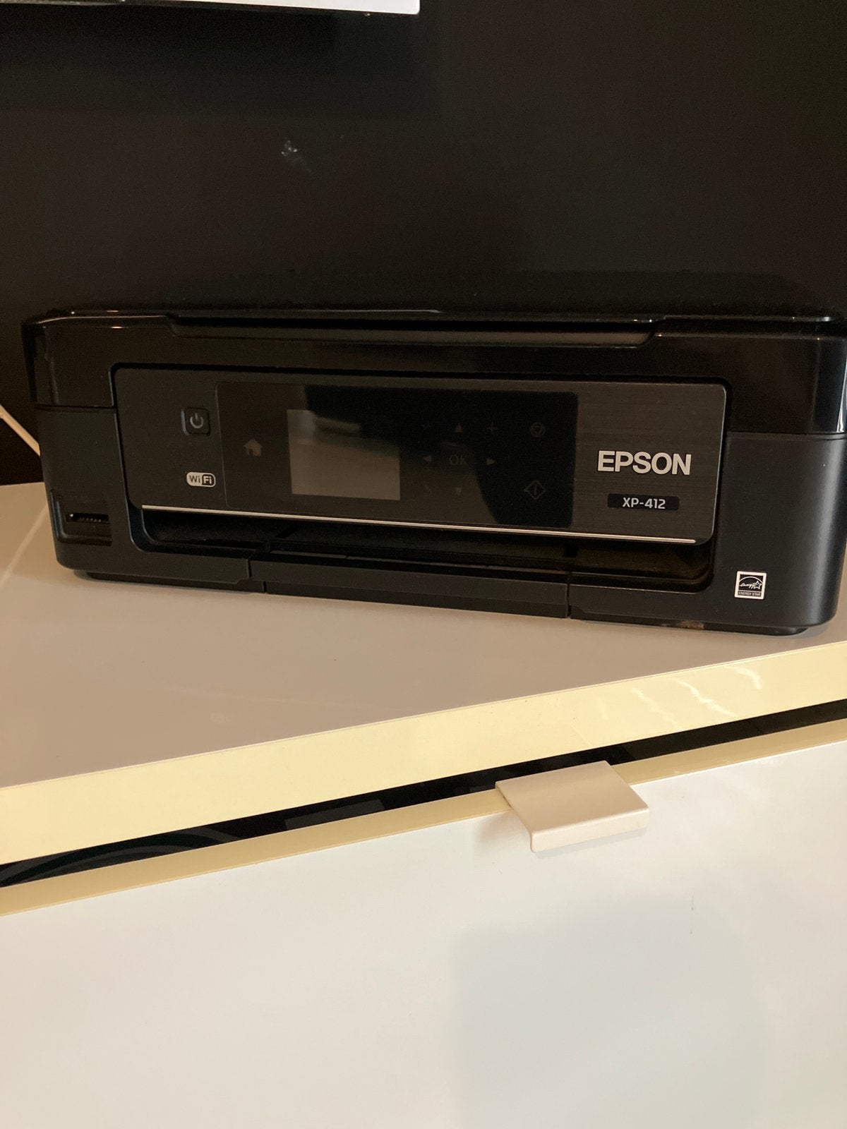 Imprimante Epson XP-412 Wi-Fi – Scanner & Copieur – 25 €, Audio, Tv en Foto, Cd-spelers, Zo goed als nieuw, Ophalen
