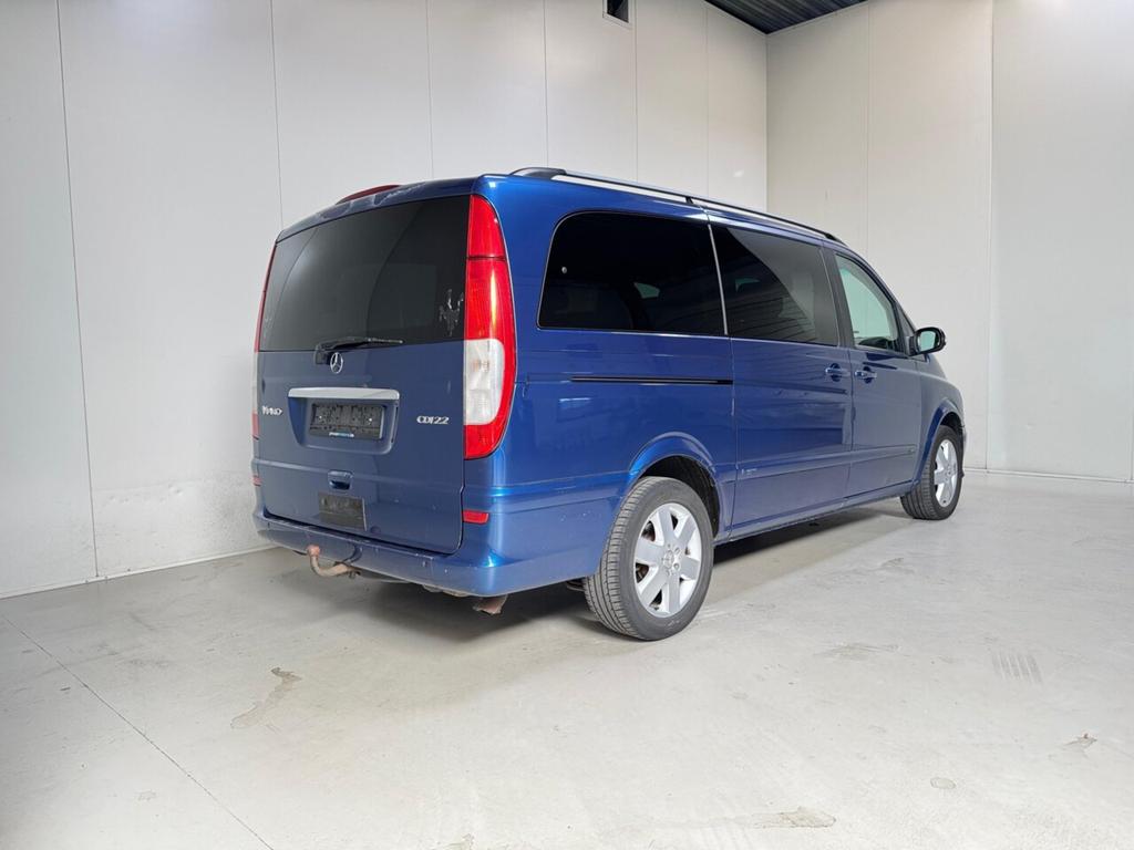 Mercedes-Benz Viano 2.2 CDI Autom. 5 pl - Dub.Cab - Lichte, Auto's, 4 deurs, Zwart, Leder en Stof, Mercedes-Benz
