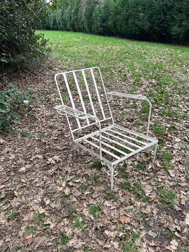 Tuinstoelen, Enlèvement, Utilisé, Métal