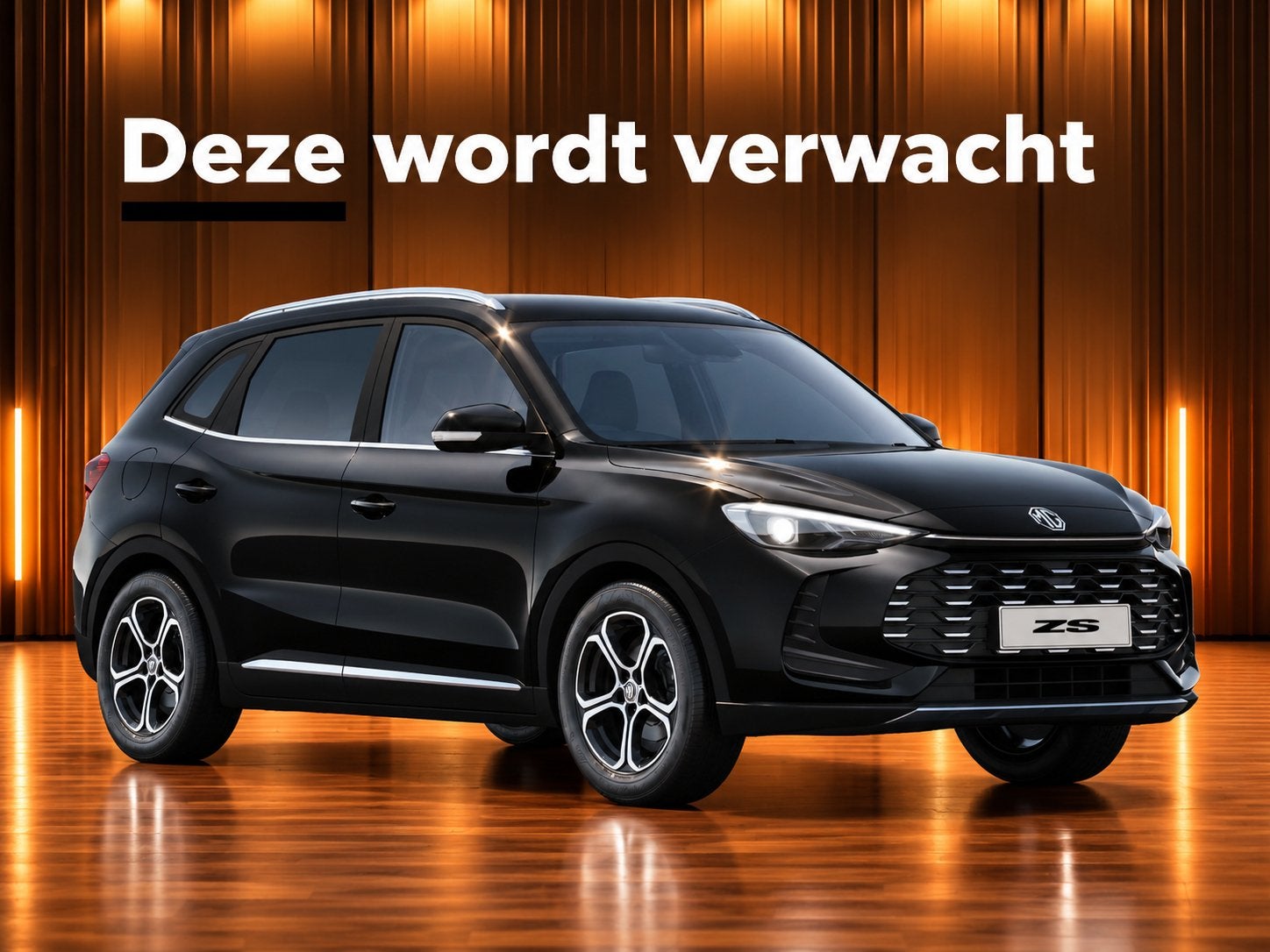 MG ZS 1.5 116pk Comfortac, Auto's, Voorwielaandrijving, ZS, Zwart, Leder