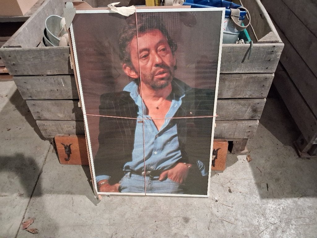 poster avec cadre - Gainsbourg, Rectangulaire vertical, Avec cadre, Comme neuf, Musique