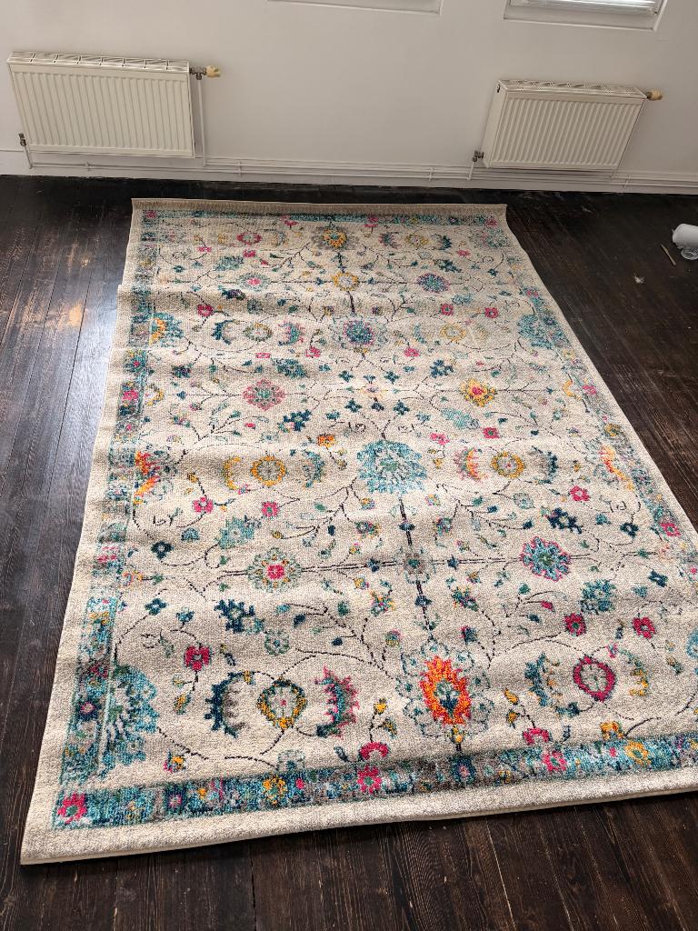 Tapijt, Huis en Inrichting, Stoffering | Tapijten en Vloerkleden, Ophalen, Beige, 200 cm of meer, Zo goed als nieuw