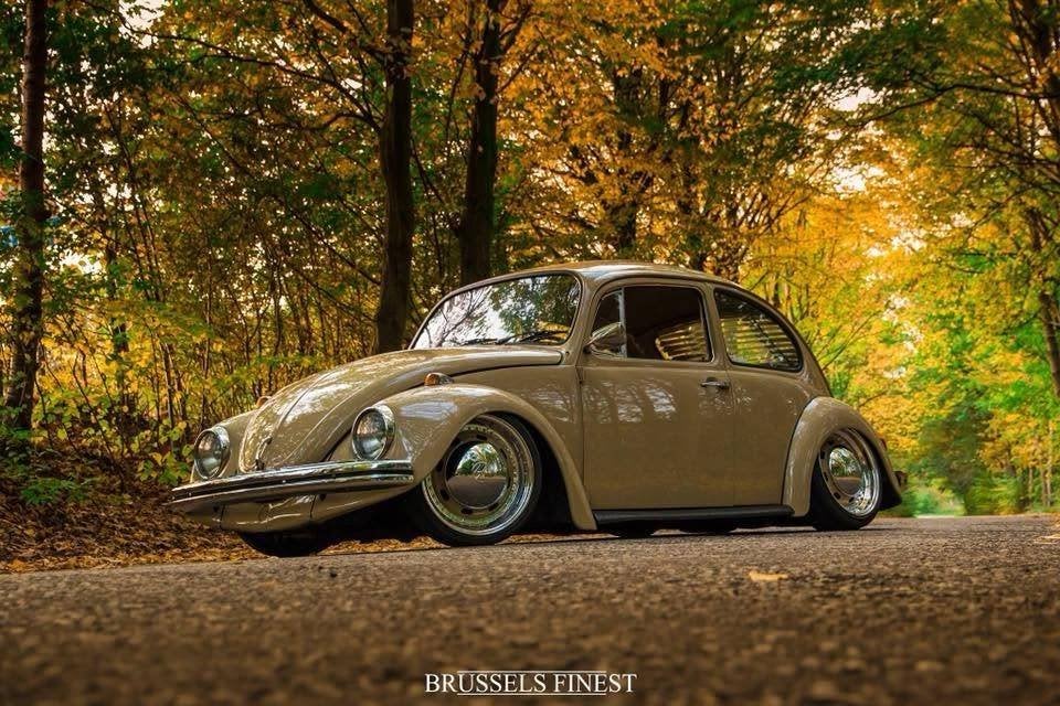 oldtimer volkswagen kever 1969 1641 dubbele empi carbu 40, Auto's, Achterwielaandrijving, Volkswagen, Beige, Leder