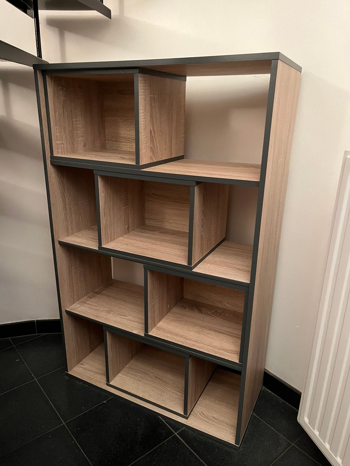 Houten kast met vakken, Ophalen, 100 tot 150 cm, 50 tot 100 cm, Zo goed als nieuw