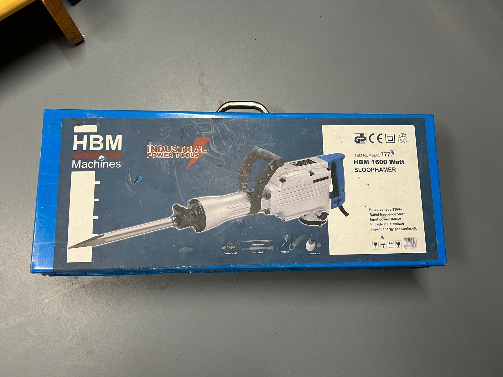 Marteau de démolition HBM, Bricolage & Construction, Enlèvement, Utilisé