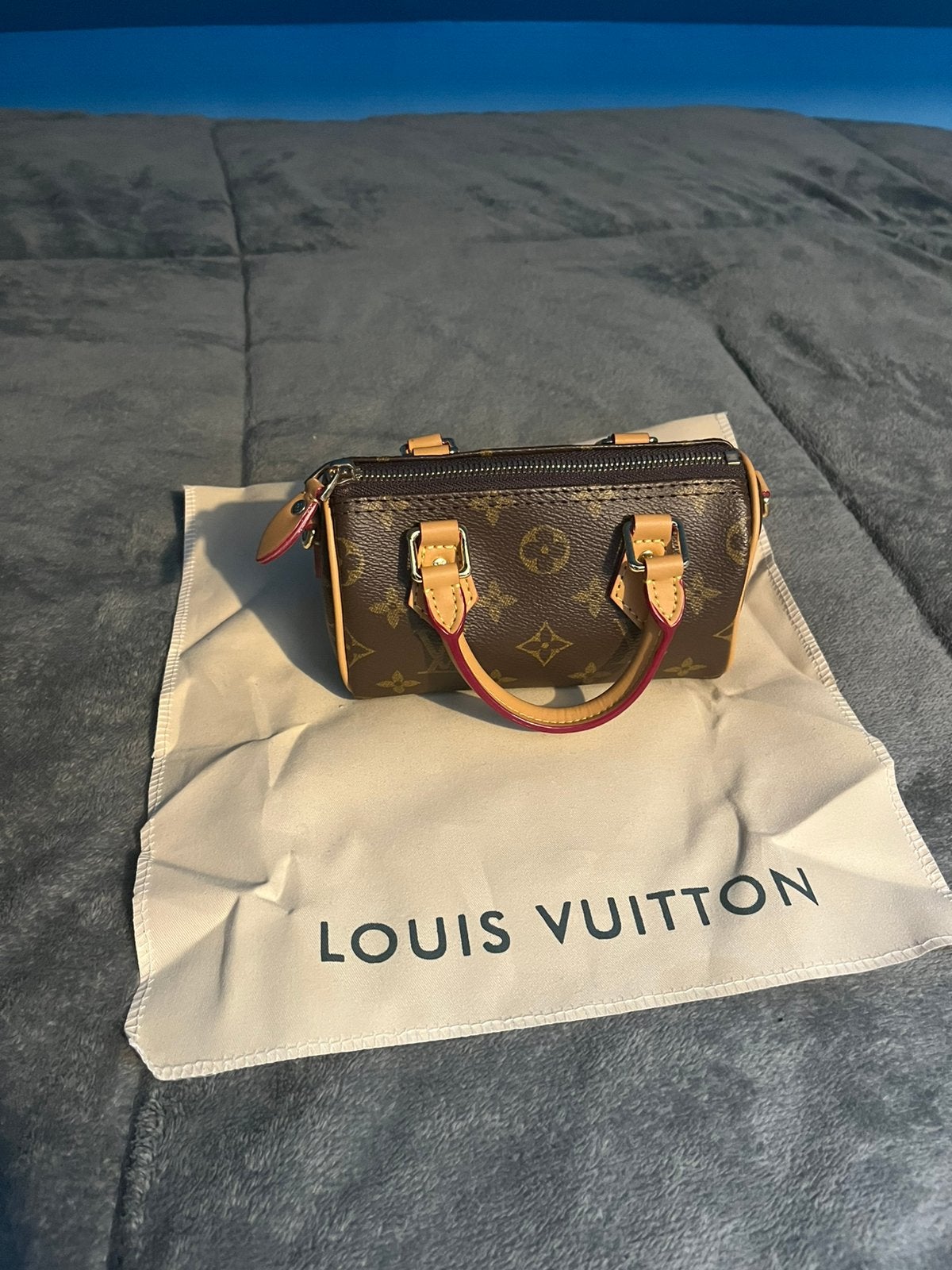 Louis Vuitton Nano Speedy, Handtassen en Accessoires, Overige Accessoires, Ophalen of Verzenden, Zo goed als nieuw