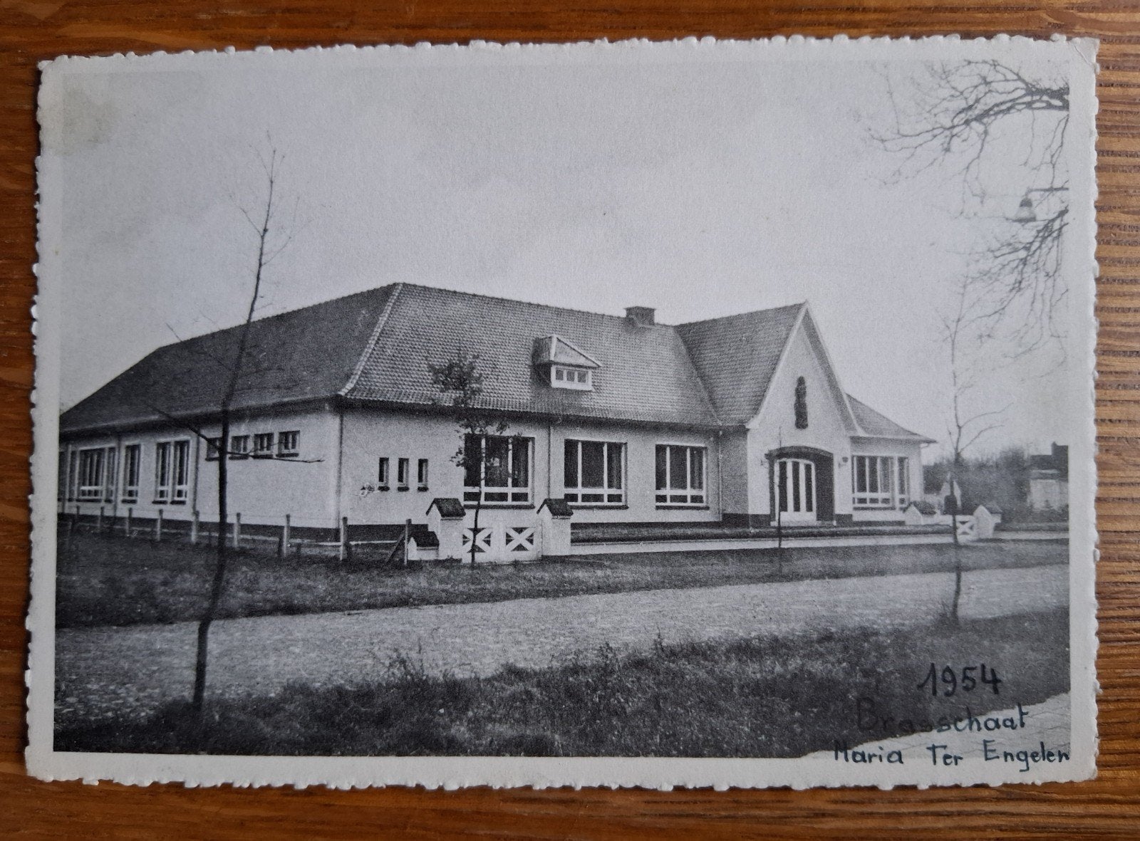 vintage Postkaart School Maria ter Engelen in Brasschaat, Ophalen of Verzenden