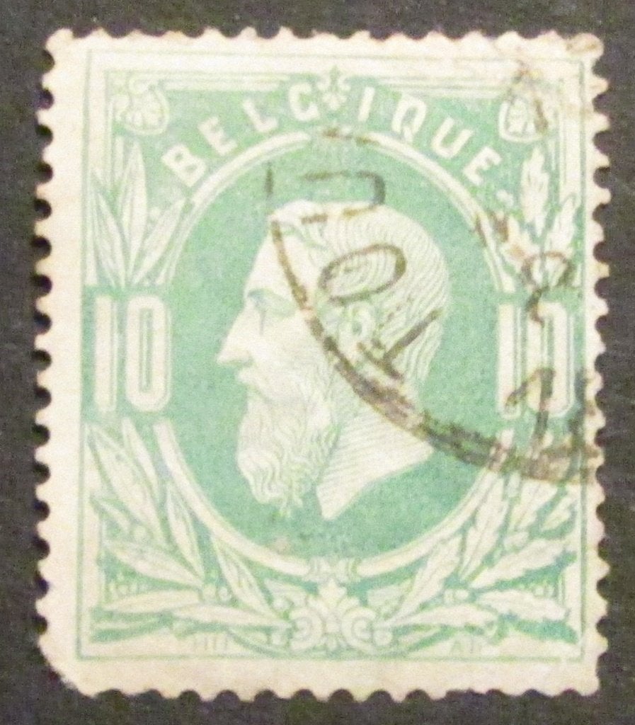10 centimes estampillé par Léopold II à partir de 1874, Enlèvement ou Envoi, Affranchi, Timbre-poste, Maison royale