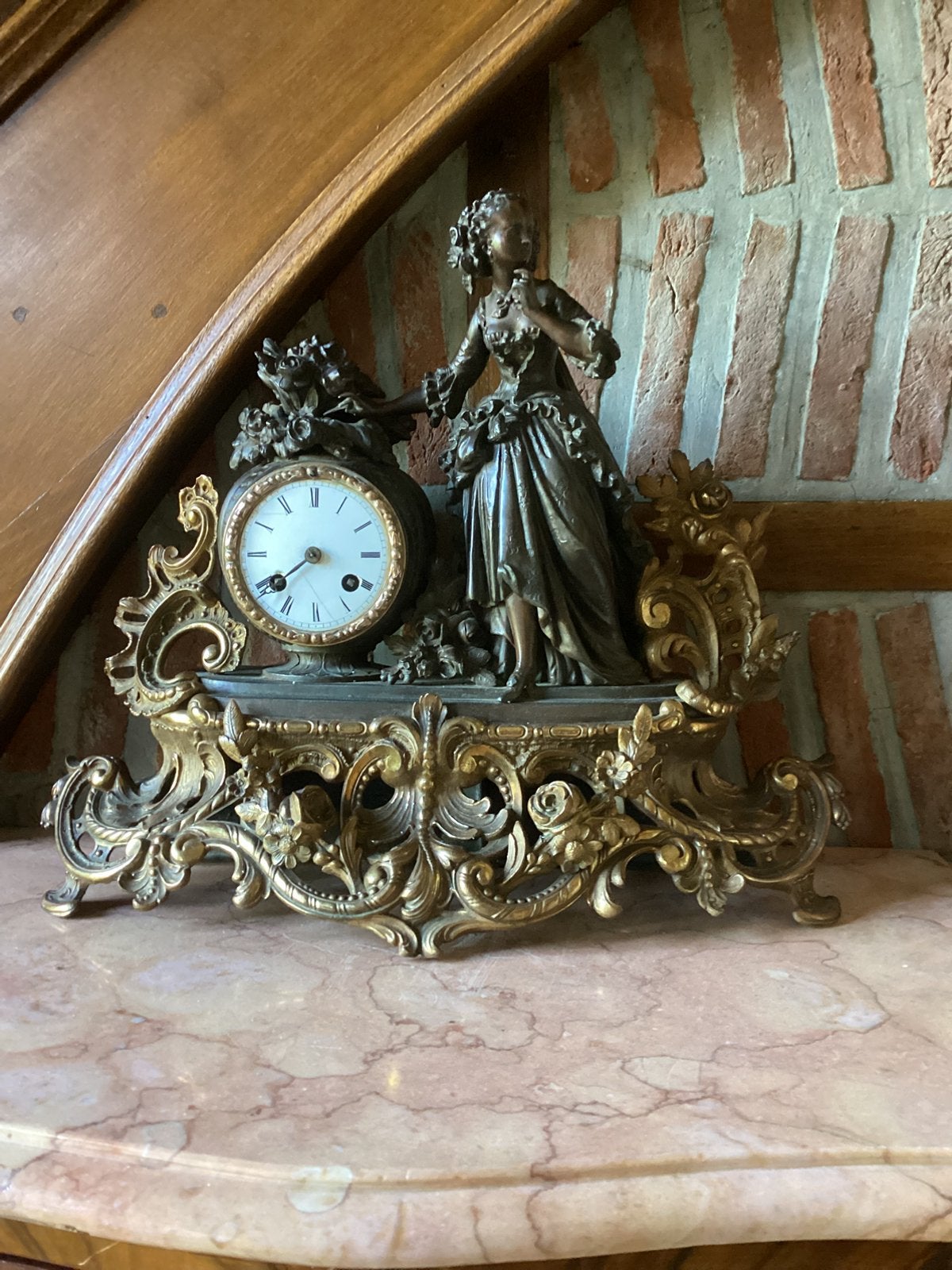Horloge d époque Napoleon III ., Antiquités & Art, Enlèvement