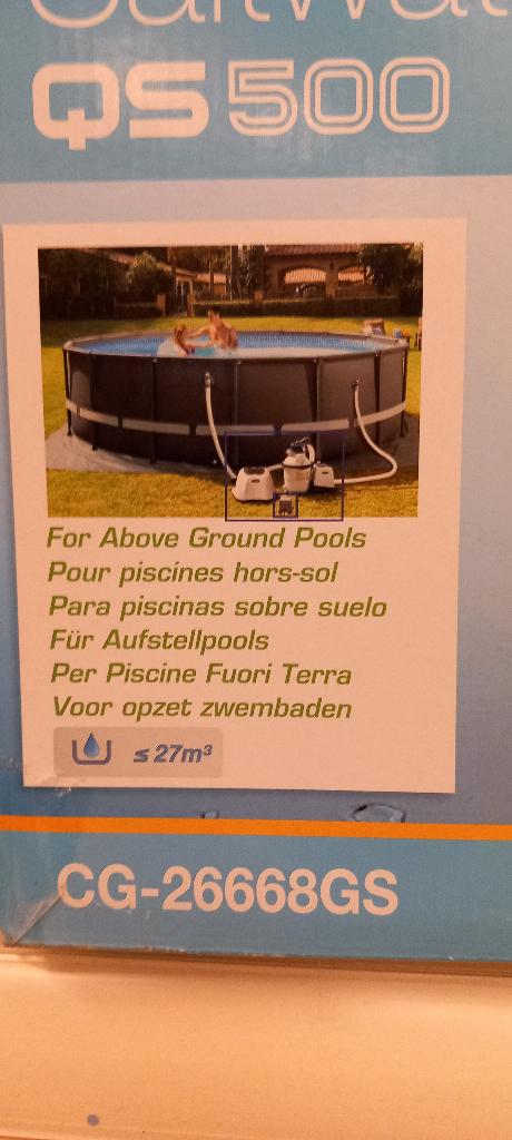 Zandfilter met zoutsysteem, Ophalen