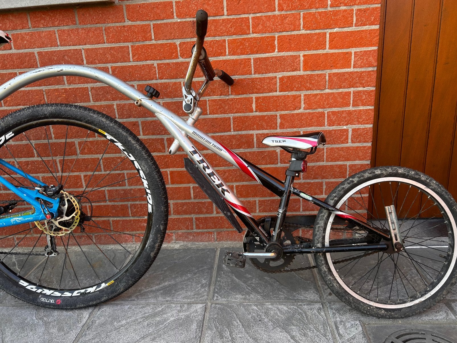Aanhangfiets trek, Fietsen en Brommers, Ophalen, Zo goed als nieuw, Aanhangfiets