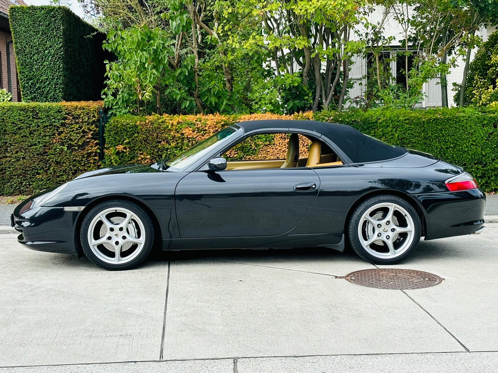 PORSCHE 996 CABRIO NIEUWE STAAT 1ST EIG HARD TOP 3.6 AUTOMAT, Autos, Cuir, Achat, Beige, Cabriolet