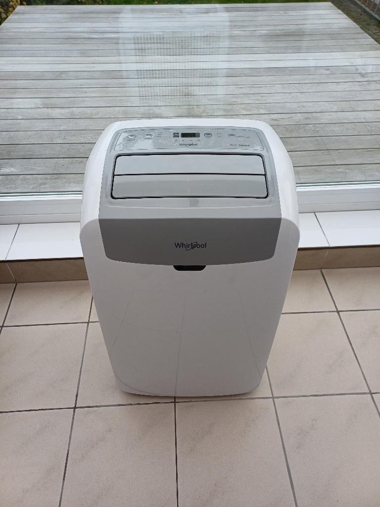 Whirlpool mobiele airco, Elektronische apparatuur, Airco's, Zo goed als nieuw, Mobiele airco, Minder dan 60 m³, Koelen en Ontvochtigen