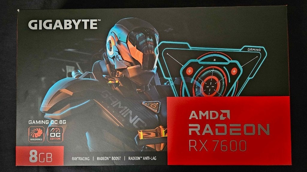 GIGABYTE RX 7600, Ophalen, Zo goed als nieuw, AMD, HDMI