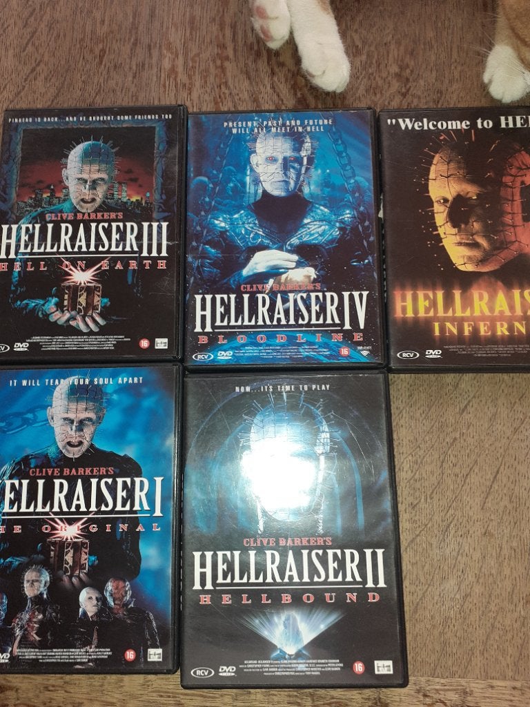 Hellraiser dvd, Cd's en Dvd's, Dvd's | Horror, Ophalen, Gebruikt, Gore