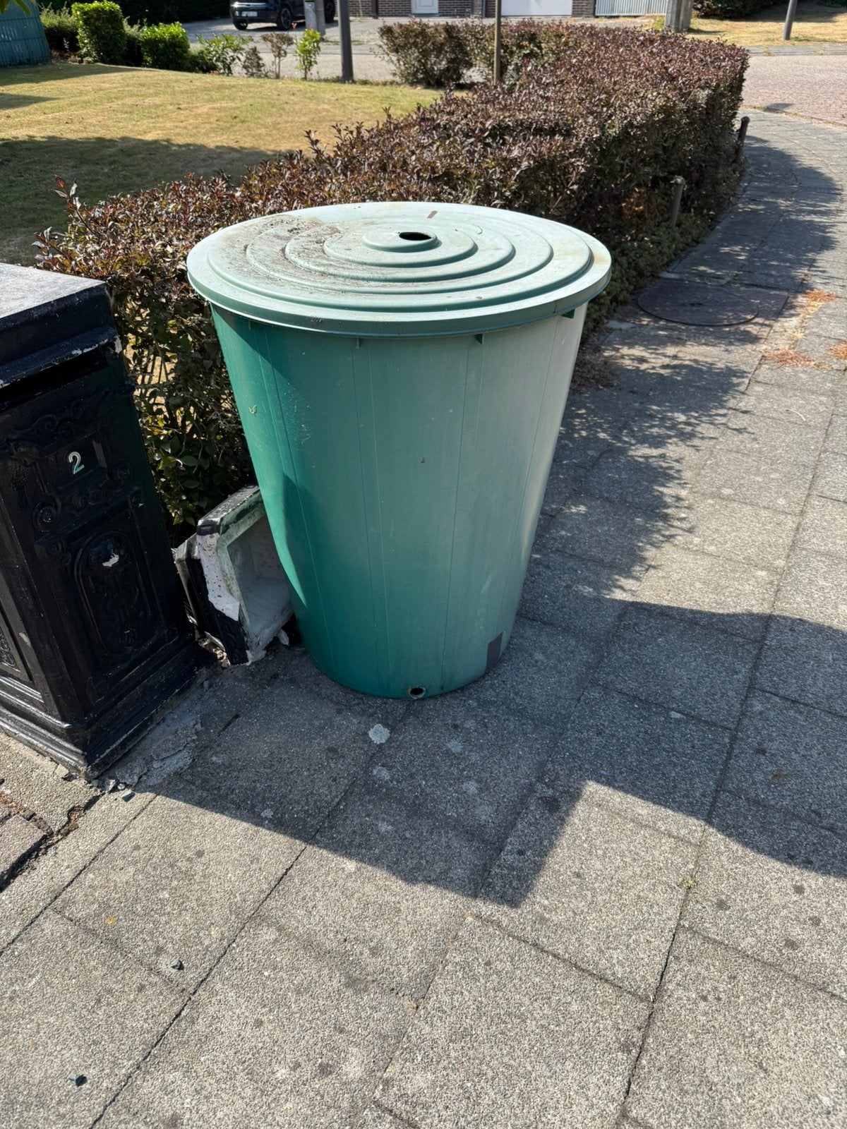 Regenton 200l gratis, 150 liter of meer, Ophalen, Gebruikt, Kunststof
