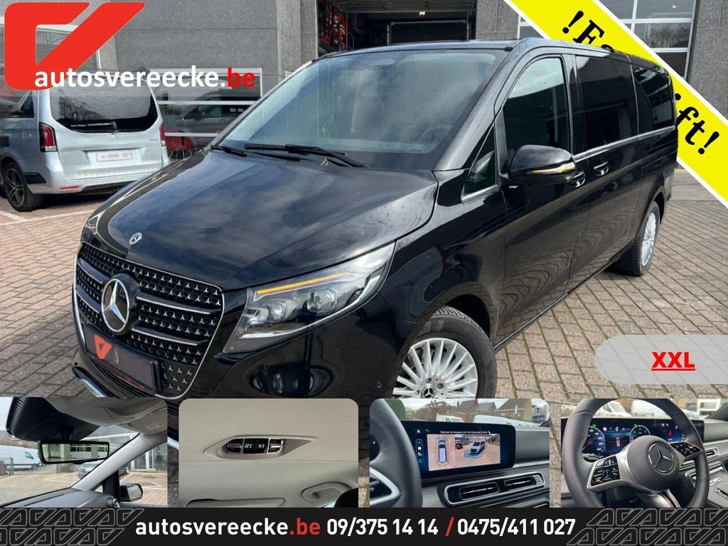 MERCEDES V-KLASSE_V300 RWD L3 SL2.0T AUTO, Autos, Camionnettes & Utilitaires, Cuir, Entreprise, 217 g/km, Automatique