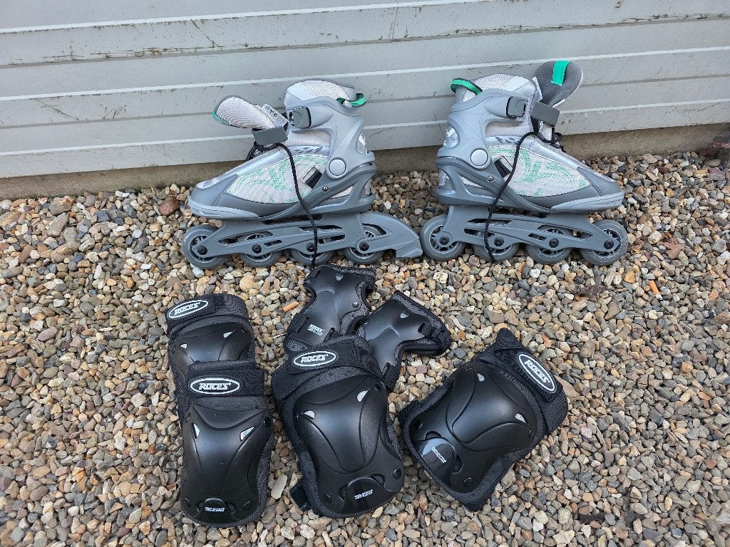 Inline skates, Verstelbaar, Inline skates 5 wielen, Zo goed als nieuw, Dames