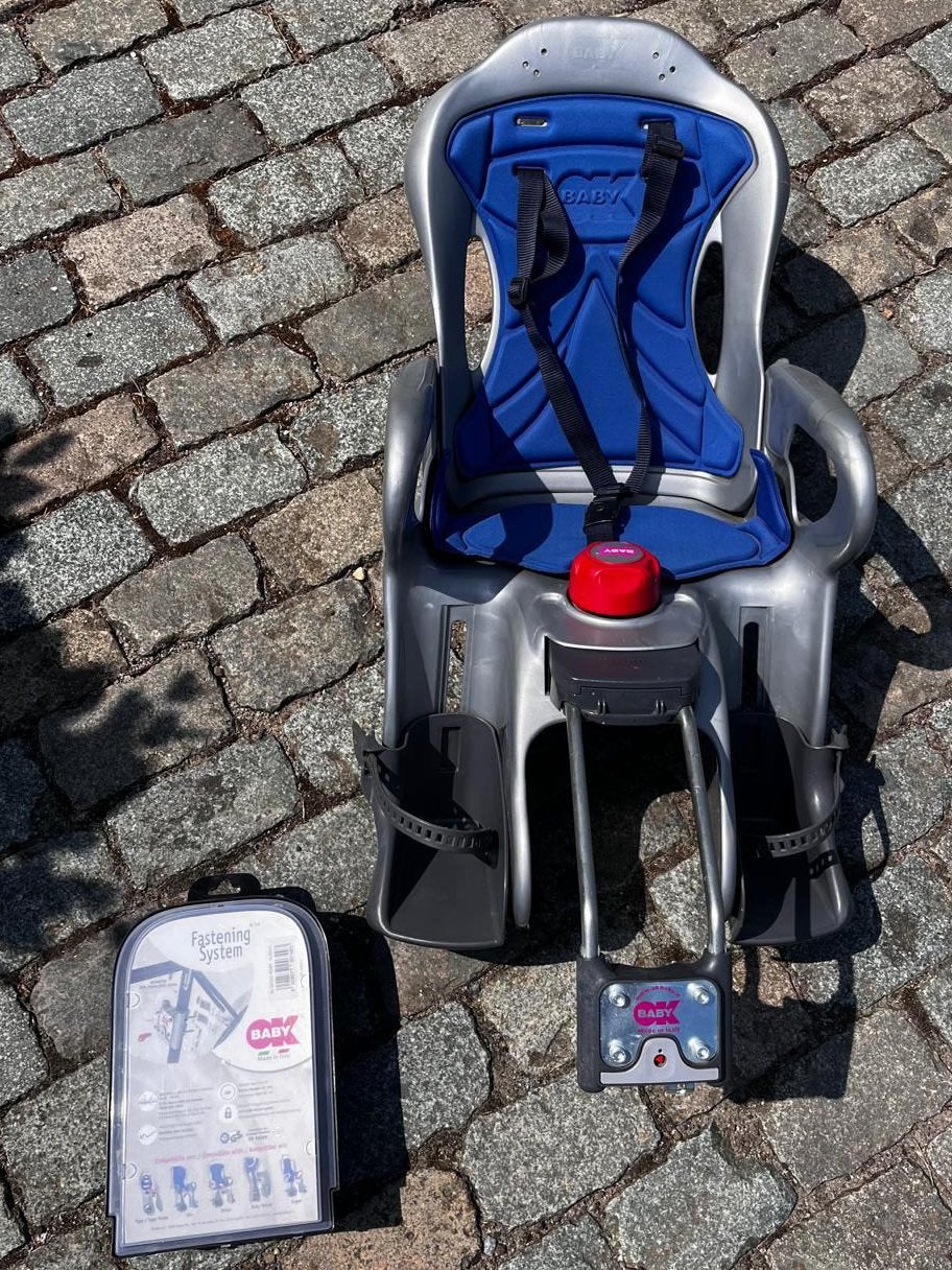 Siège de vélo pour bébé ok, Enlèvement, Comme neuf