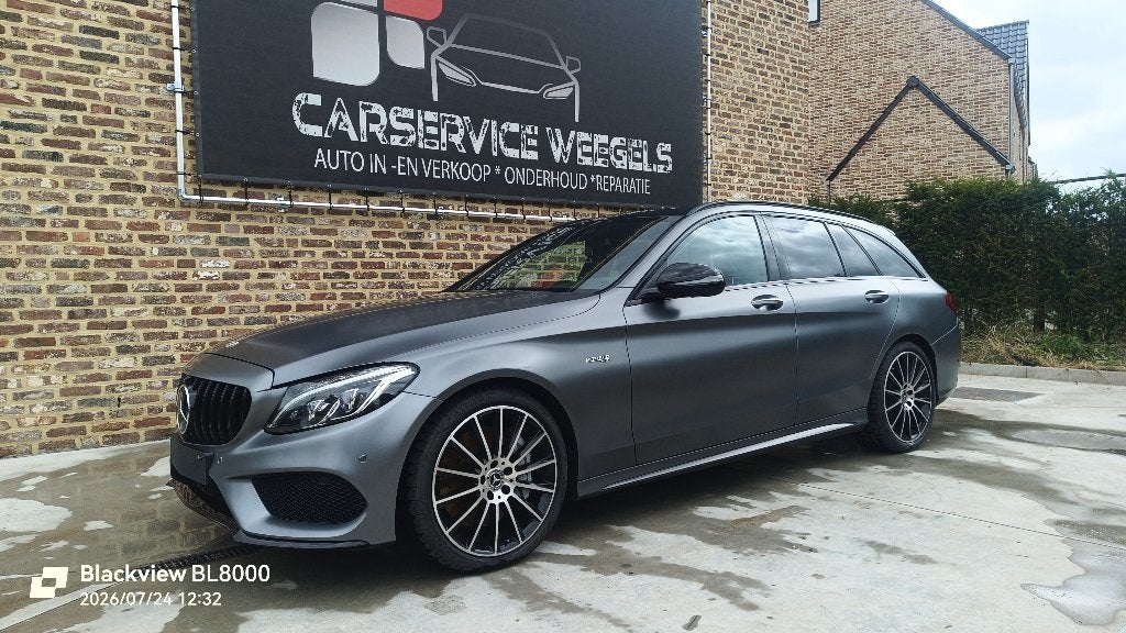Mercedes C43 AMG, Autos, Mercedes-Benz, Cuir, Argent ou Gris, Achat, 1800 kg