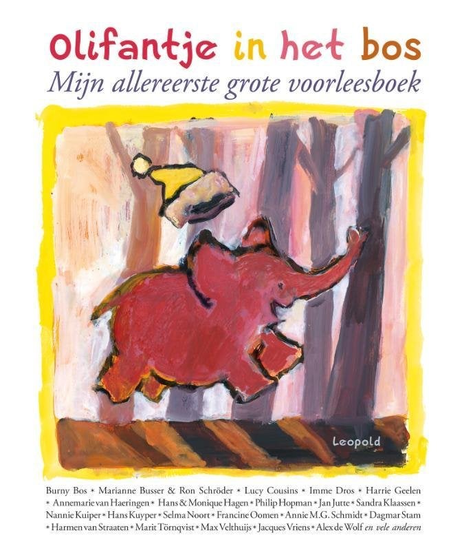 boek:olifantje in het bos-m'n allereerste grote voorleesboek, Boeken, Kinderboeken | Kleuters, Ophalen of Verzenden, Zo goed als nieuw