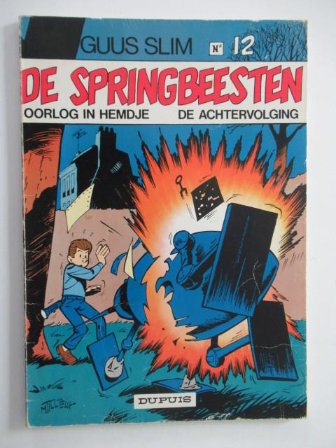 guus slim...nr.12...springbeesten, Boeken, Stripverhalen, Ophalen of Verzenden, Gelezen