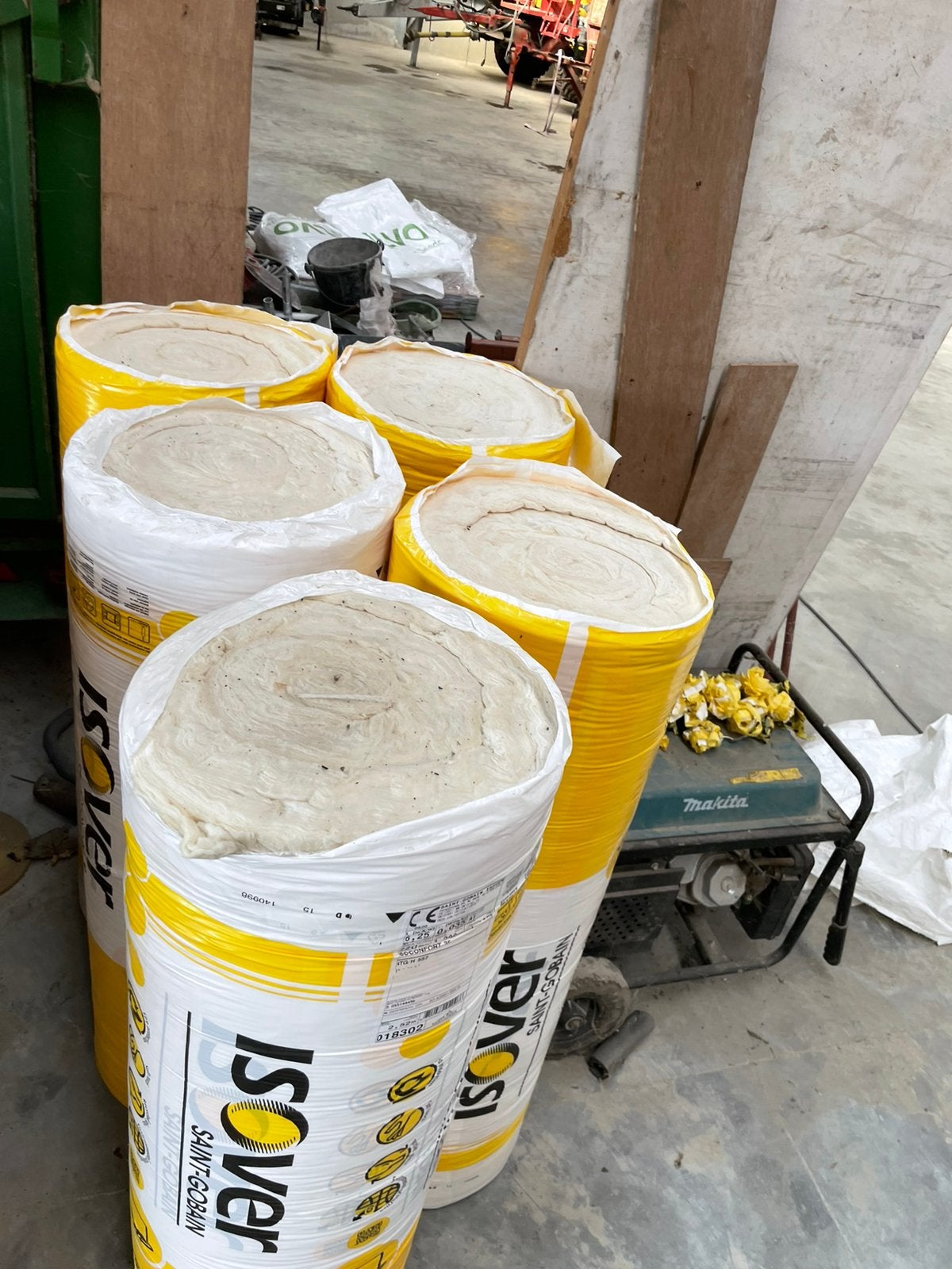 Isover rockwool isolatie 22 cm dik. 0.032, 12 cm of meer, Nieuw, Steenwol, 5 tot 10 m²