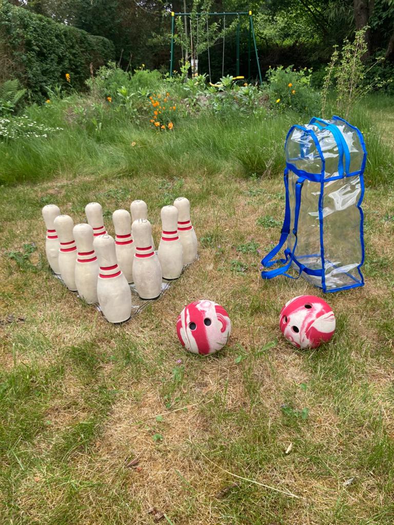 Bowlingset kinderen, Ophalen, Gebruikt