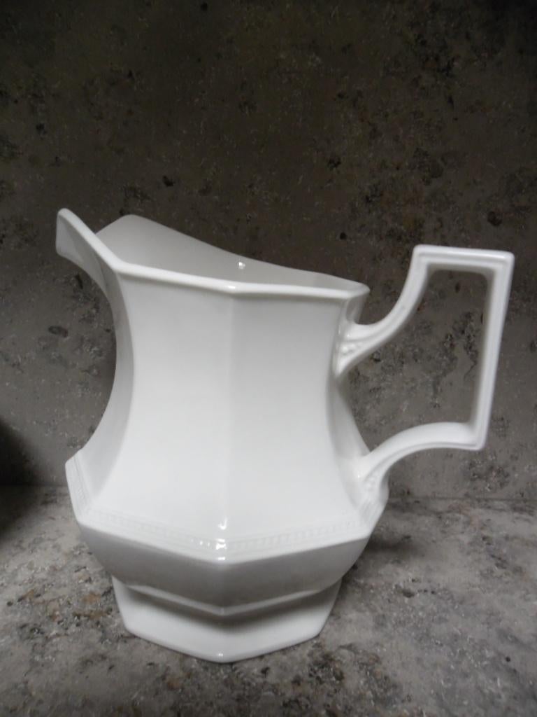 Kruik en vuurvaste kom /  2 stuks voor 5 €., Huis en Inrichting, Ophalen of Verzenden, Zo goed als nieuw, Effen