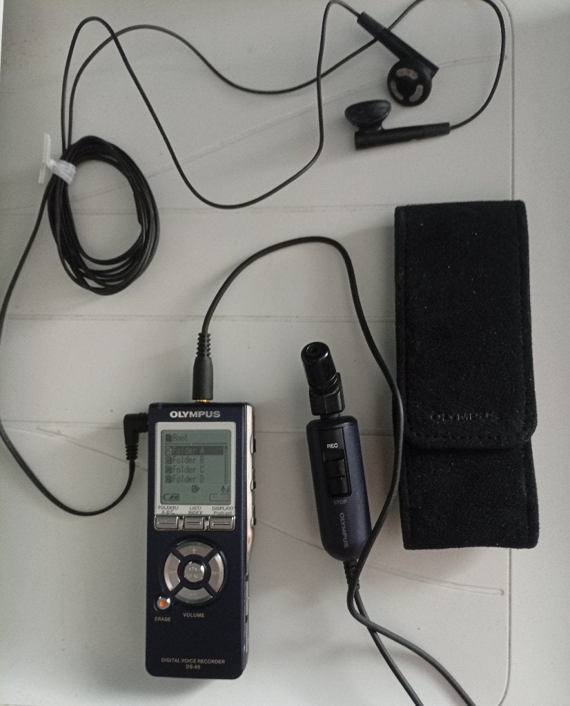 Olympus DS-65 digitale stemrecorder, Audio, Tv en Foto, Bandrecorder, Bandrecorder, Ophalen of Verzenden