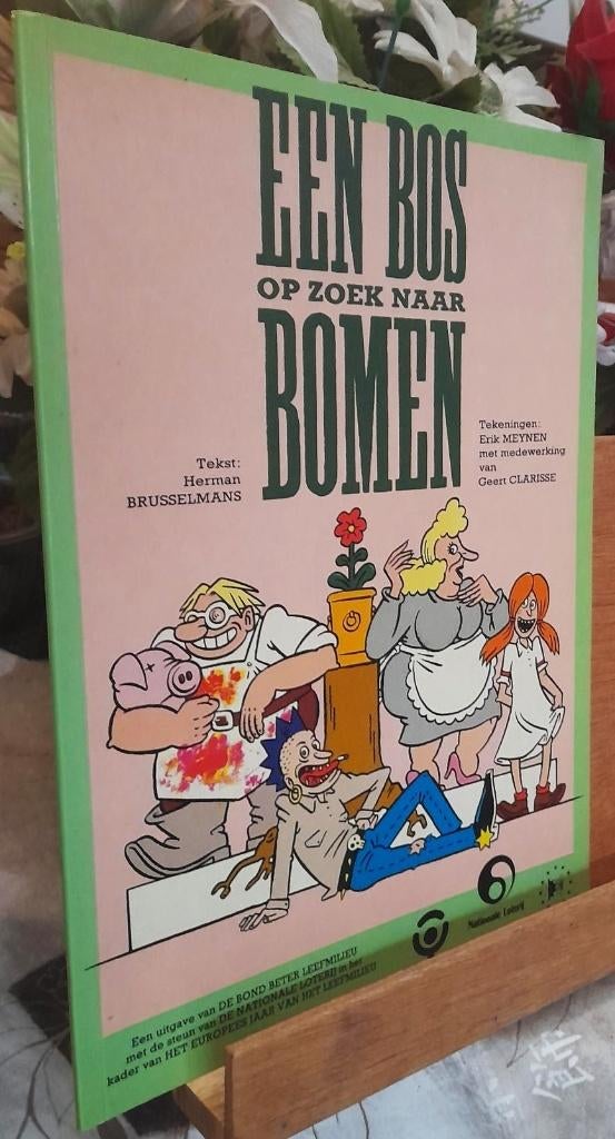 een bos op zoek naar bomen door knacktekenaar Erik Meynen, Boeken, Stripverhalen, Erik Meynen, Eén stripboek, Ophalen of Verzenden