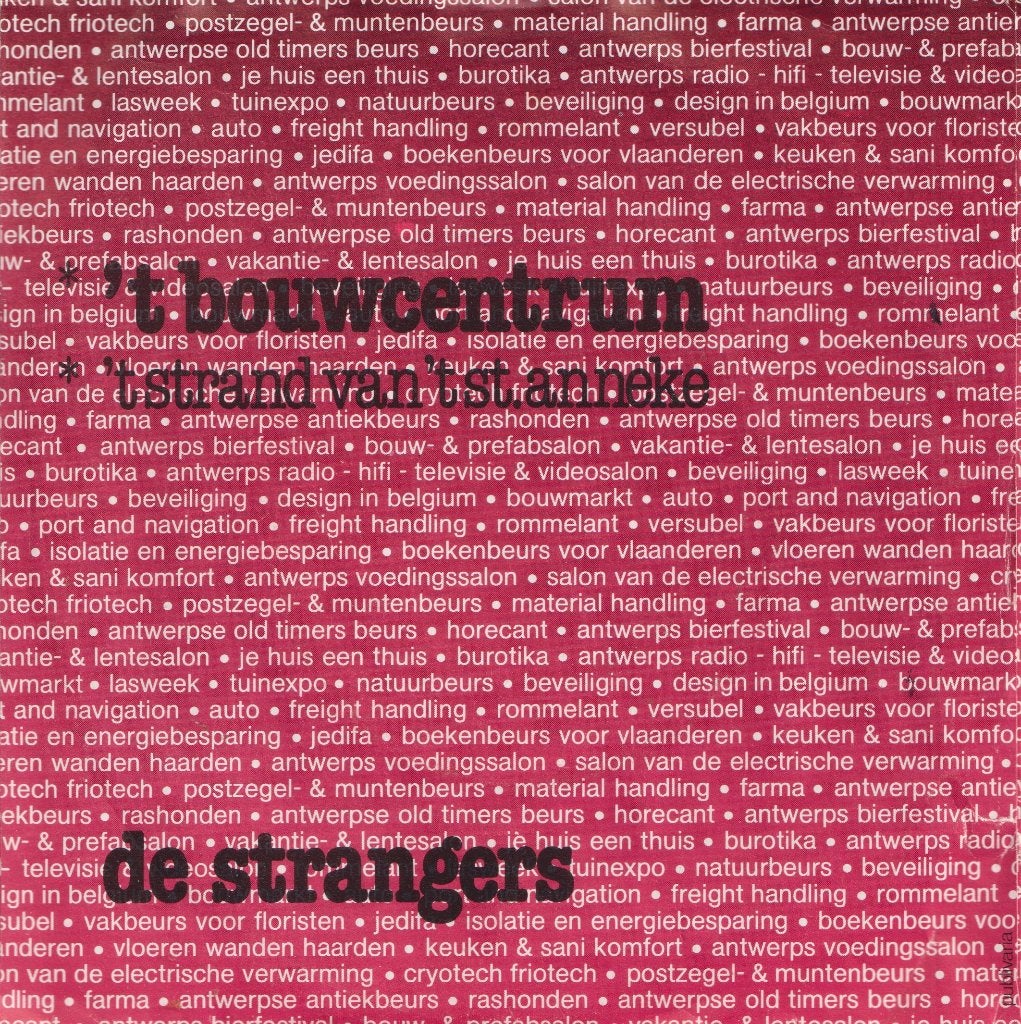 De Strangers – Het bouwcentrum / Het strand van - Gesigneerd, Gebruikt, 7 inch, Single, Ophalen of Verzenden