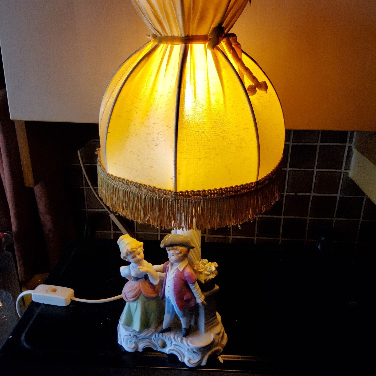 lampe avec biscuit 34cm, Enlèvement