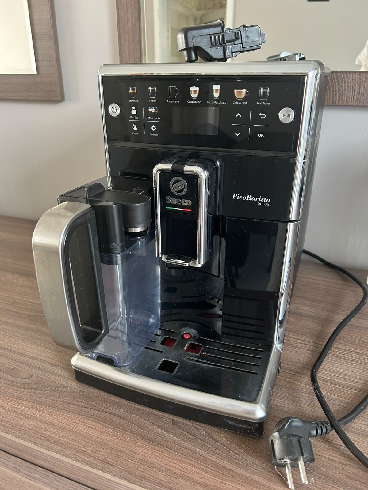saeco picobaristo deluxe, Réservoir d'eau amovible, Café moulu, Utilisé, Enlèvement
