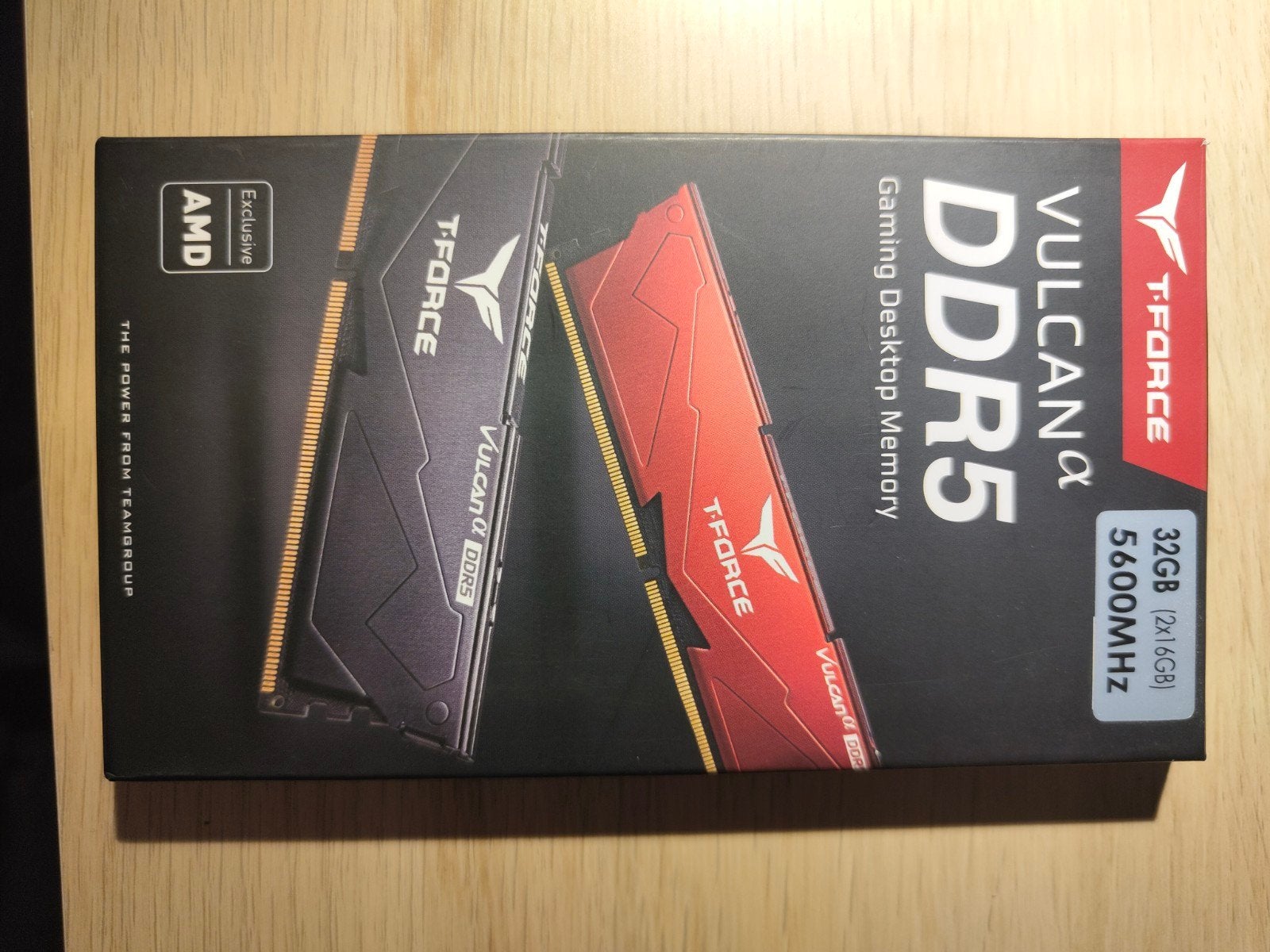 32GB DDR5 5600 MHz - Team Group T-FORCE VULCANα, Computers en Software, RAM geheugen, Ophalen of Verzenden, DDR5, Desktop, 32 GB