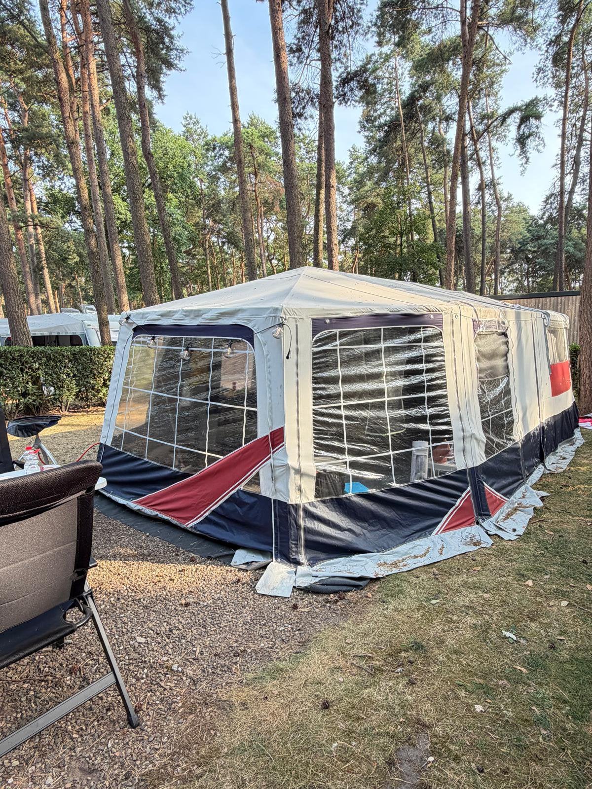 Jamet vouwwagen met dakkoffer, Ophalen, Jamet