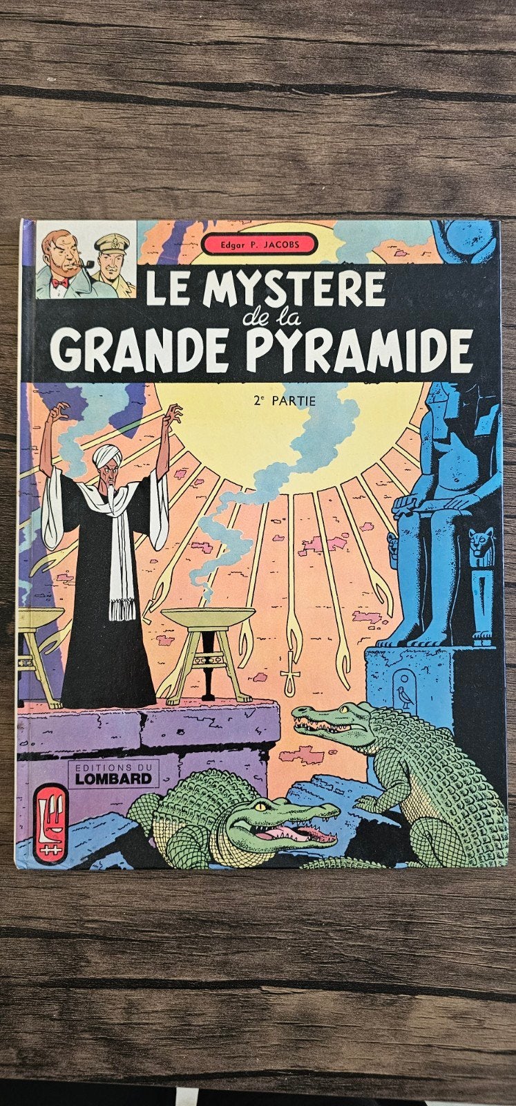 Le mystère de la grande pyramide, Edgar P. Jacobs, Eén stripboek, Ophalen of Verzenden, Zo goed als nieuw