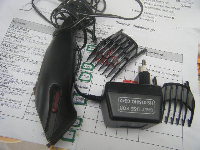 PHILLIPS tondeuse met 2 bekken voor lange haren, Ophalen of Verzenden, Gebruikt, Haarverzorging