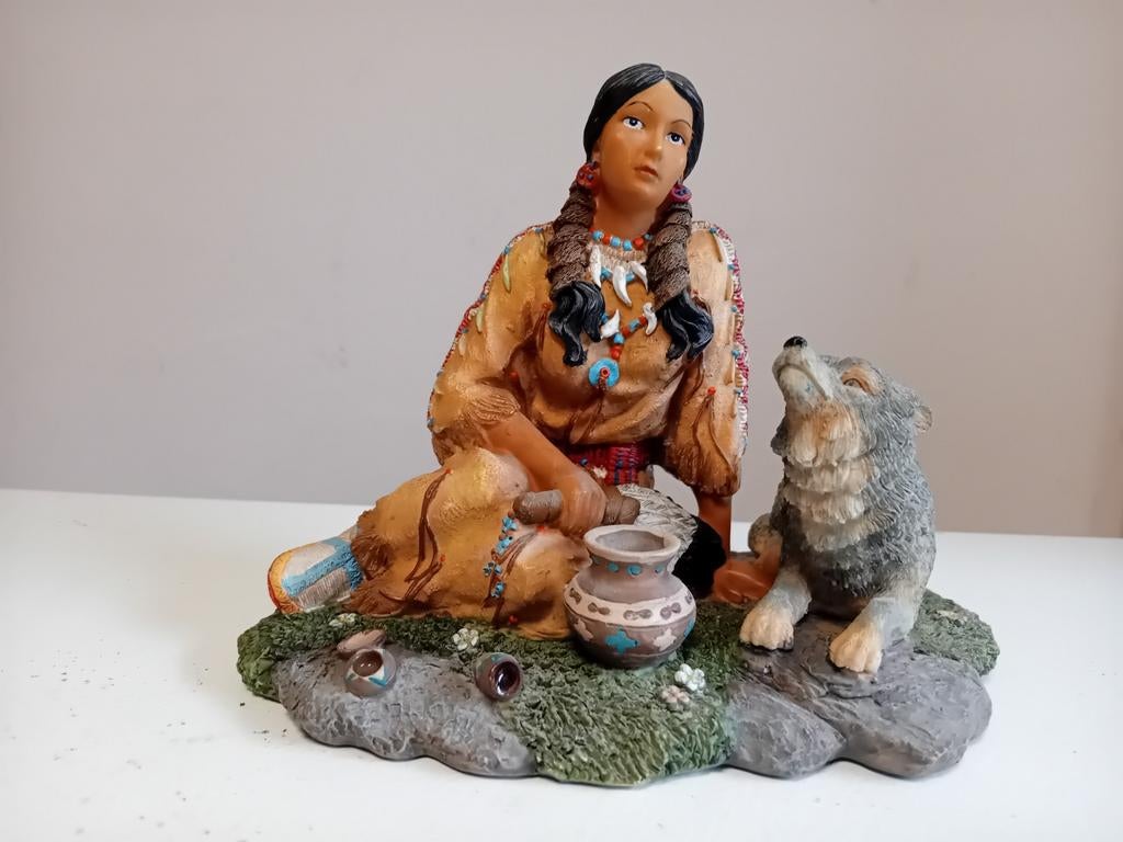 Figurine indienne n°1, Enlèvement ou Envoi, Comme neuf, Humain
