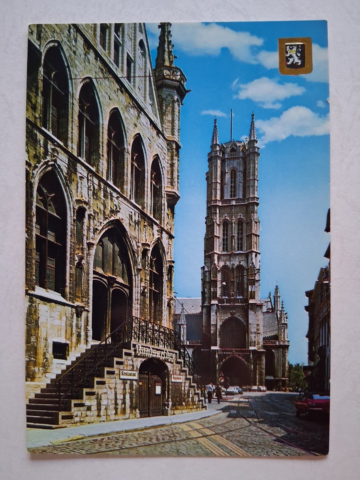 postkaart St. Baaf Kathedraal in Gent, Enlèvement ou Envoi