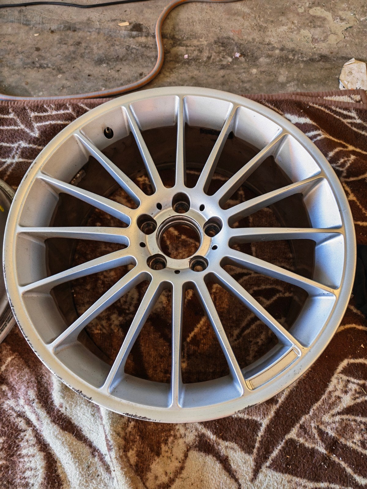 amg replica velgen 19 inch, Gebruikt, 235 mm, Band(en), Personenwagen