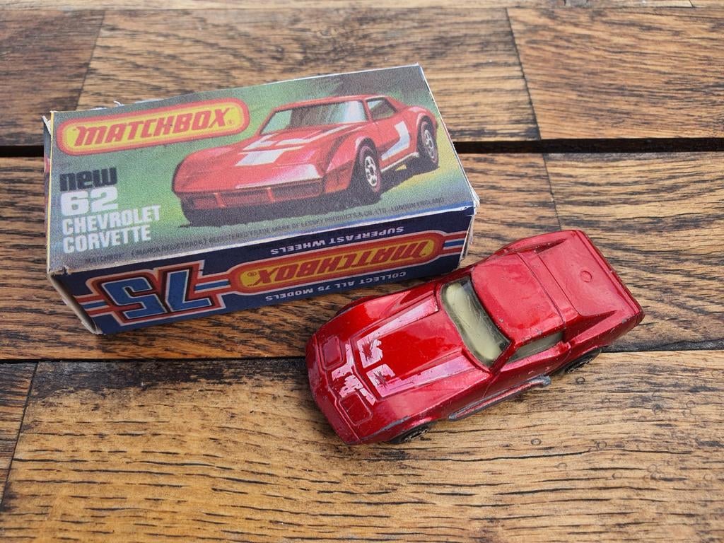 Matchbox corvette no62, Ophalen