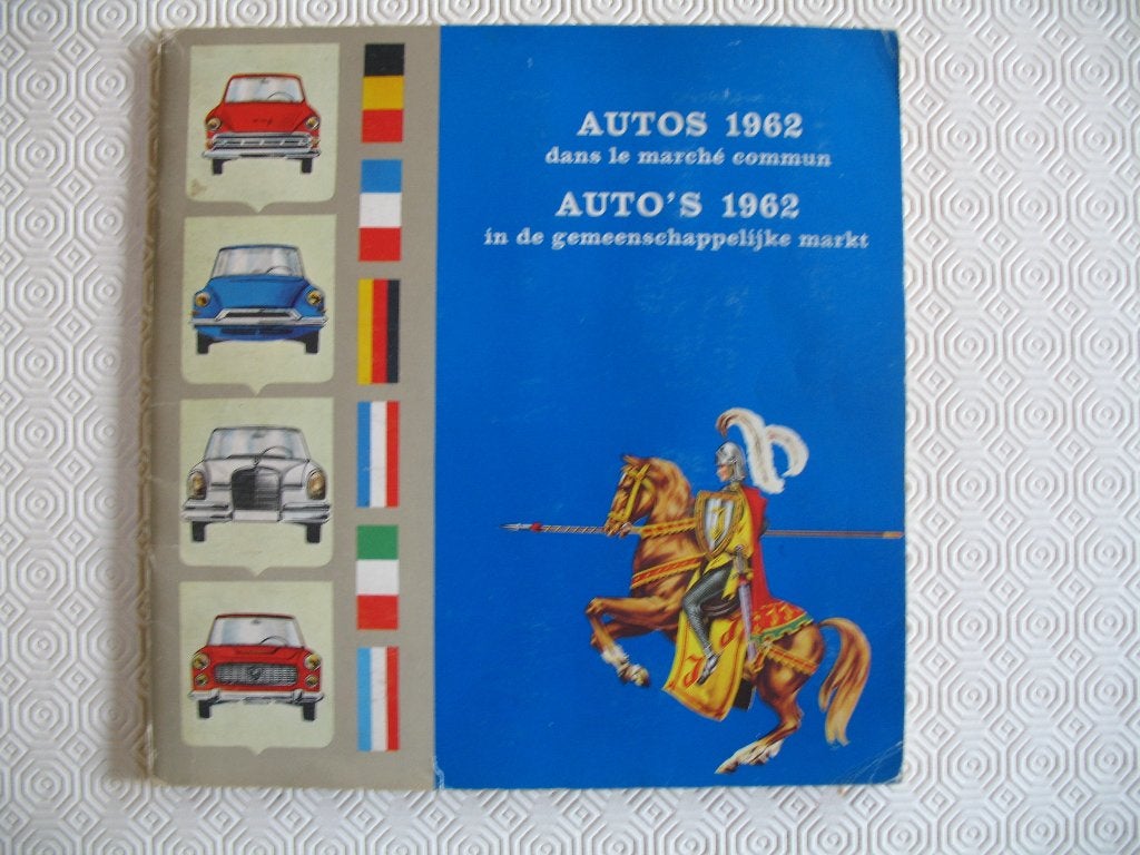 Verzamelalbum Jacques Superchocolade; Auto's 1962, Ophalen of Verzenden