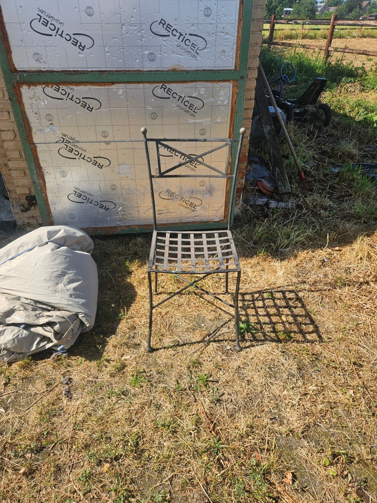 ijzeren stoelen, Huis en Inrichting, Stoelen, Ophalen