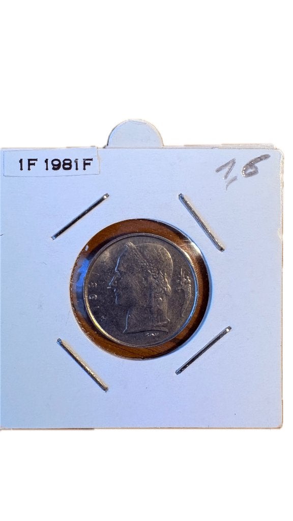 BAUDOUIN I : 1 FRANC 1981F, Enlèvement ou Envoi