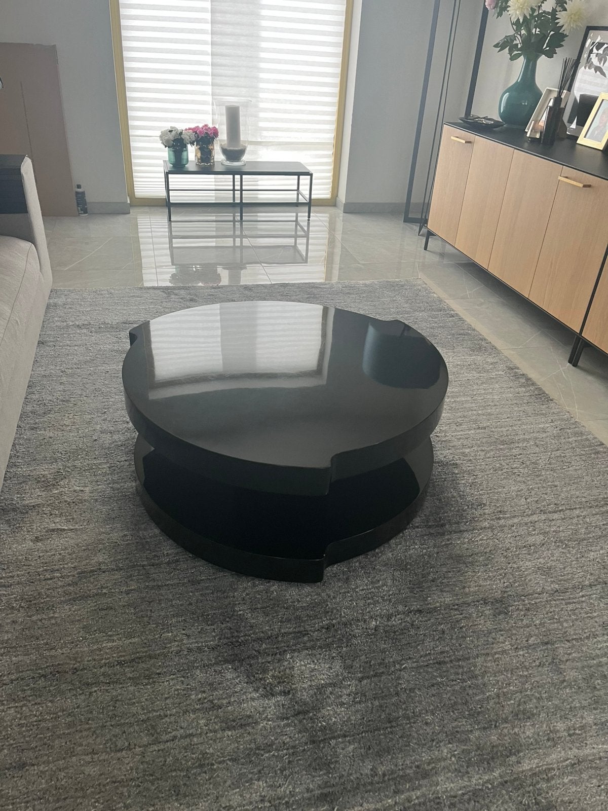 Moderne design salontafel, Ophalen, Zo goed als nieuw