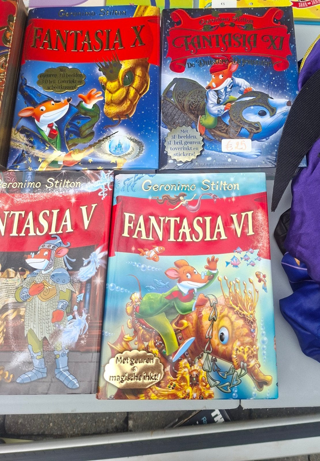 Geronimo Stilton, Boeken, Ophalen