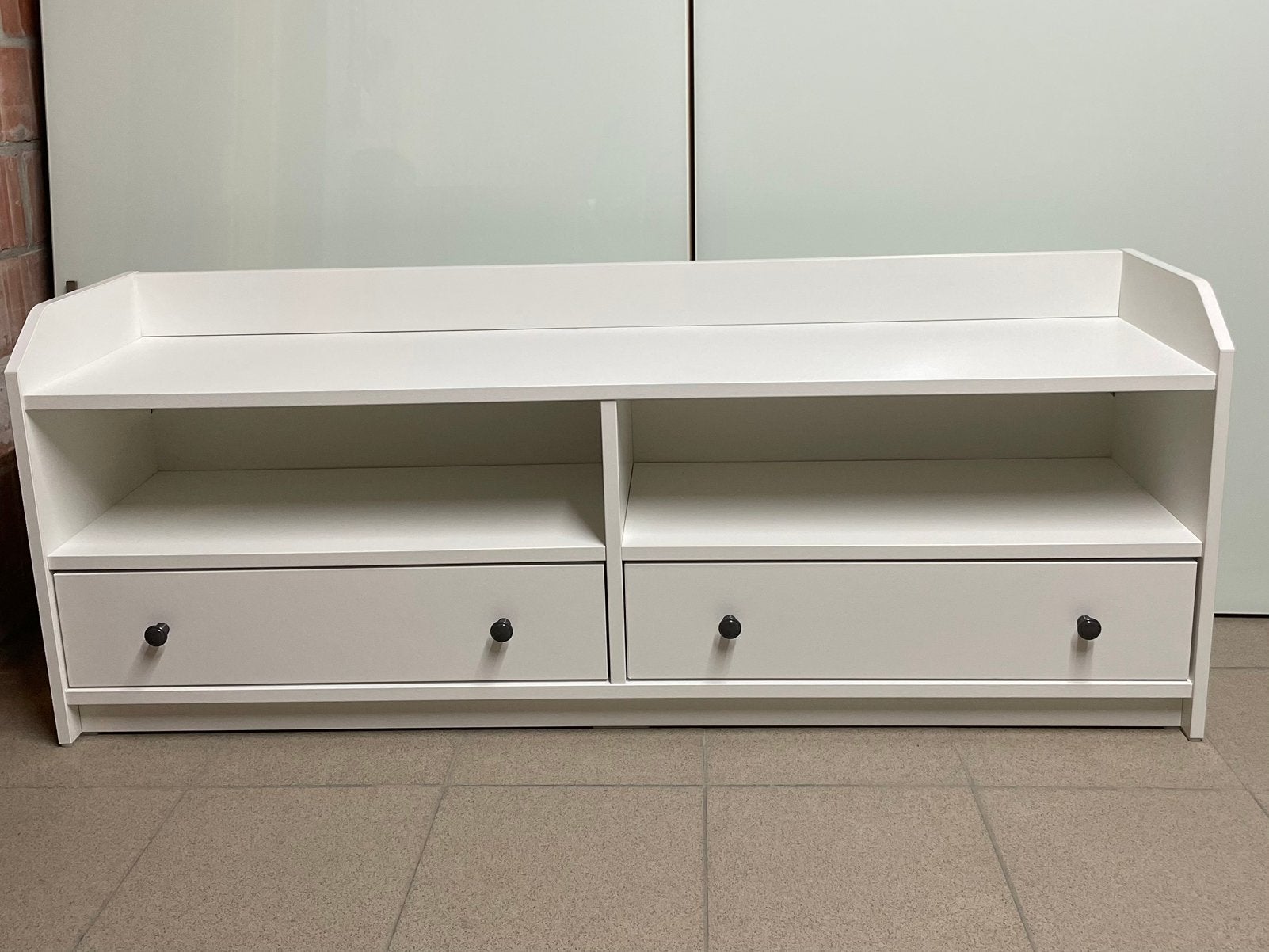Meuble TV blanc, 25 à 50 cm, Moins de 100 cm, Comme neuf, 100 à 150 cm